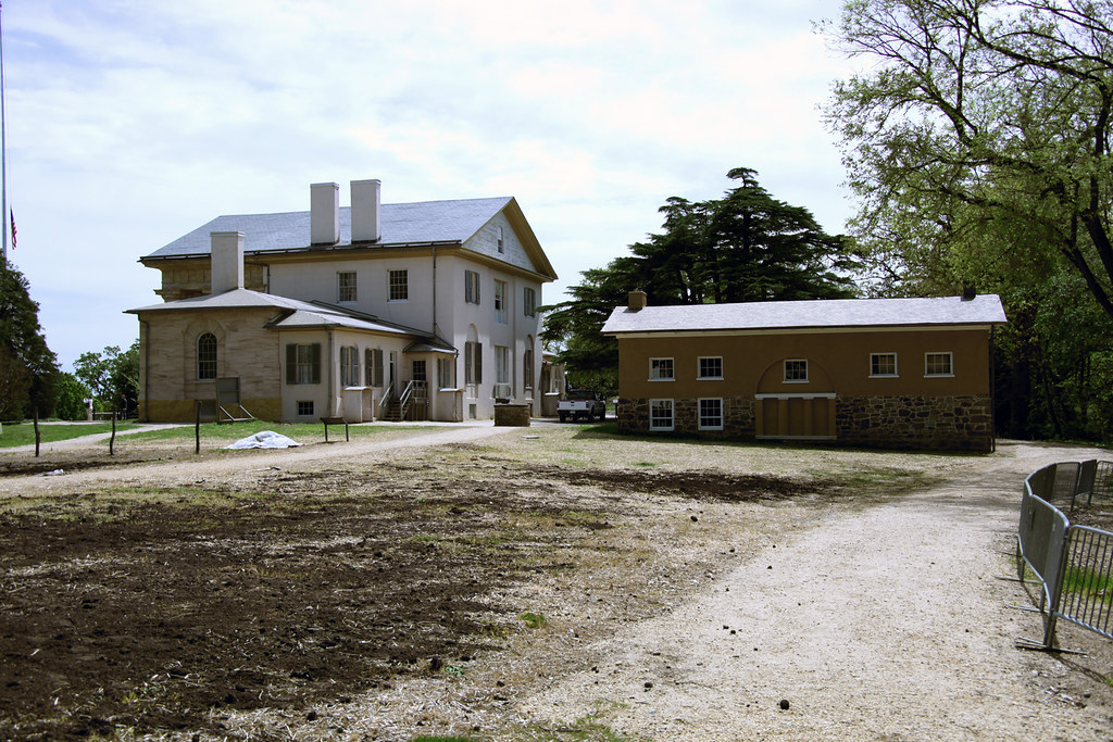 Arlington House - kitchen garden - house - north slave quarters - Arlington National Cemtery - 2012