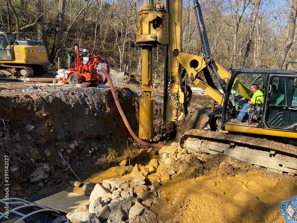 Drilling - Bridge Footer - Montgomery County, VA